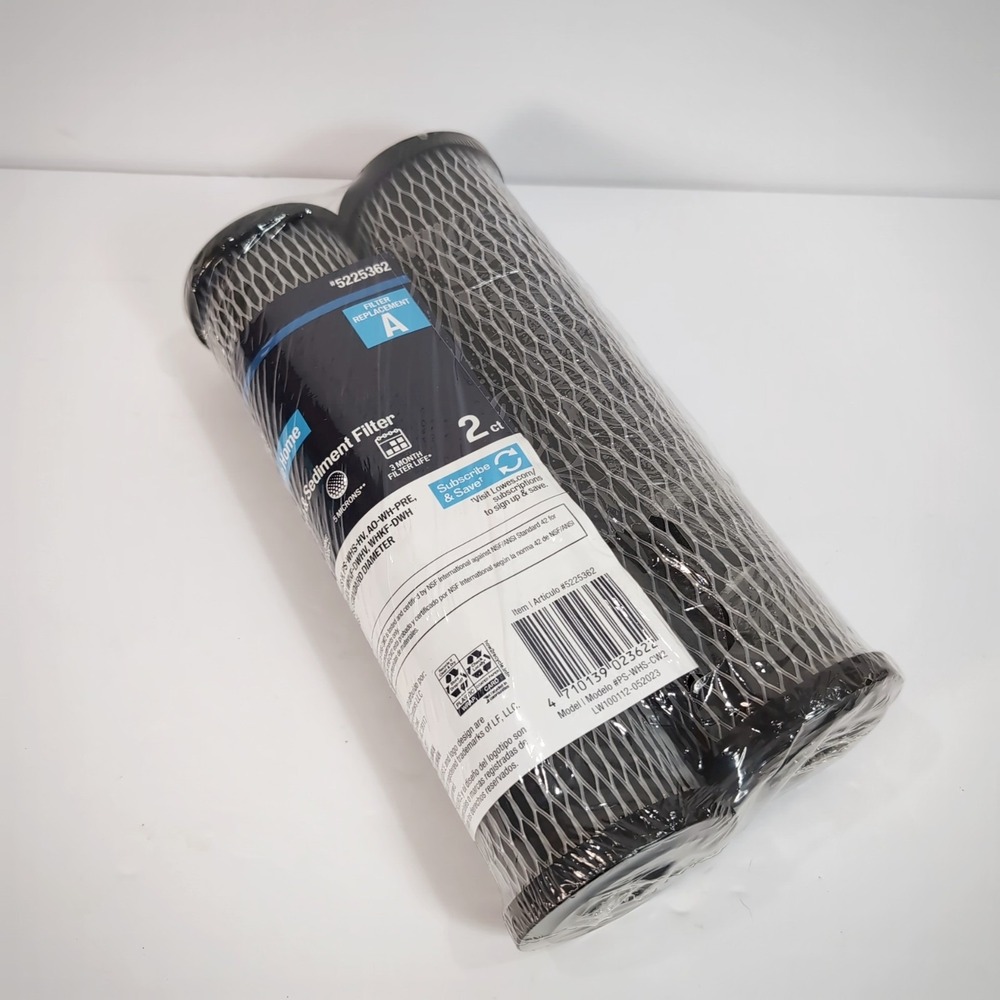 Project Source Whole Home Carbon & Sediment Filter 2-Pack 5 Micron PS-WHS-CW2